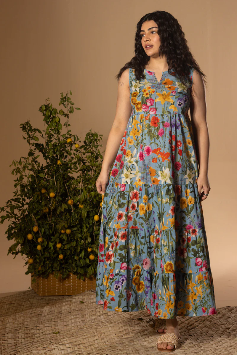 Soft Spring Tiered Dress - Image 5