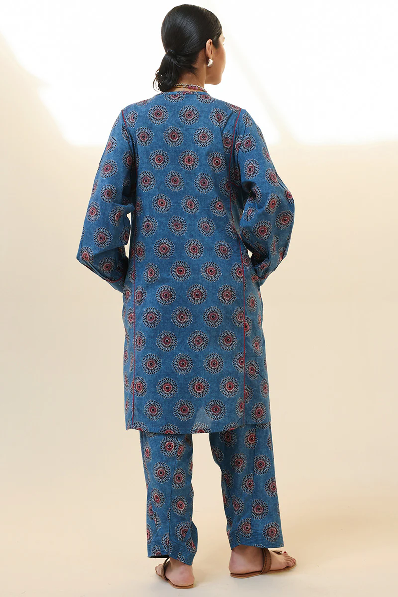 Ajrak Story Flared Set - Image 5