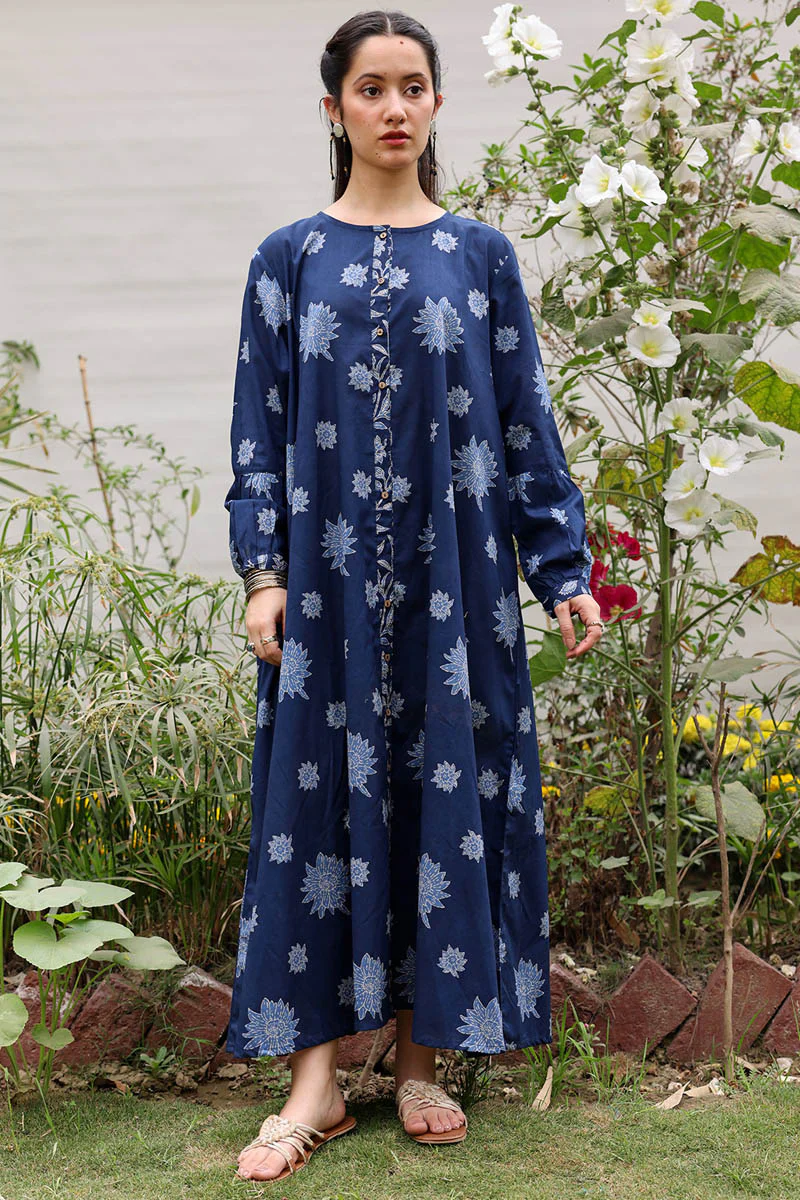 Bloom Veil Printed Dress - Image 8