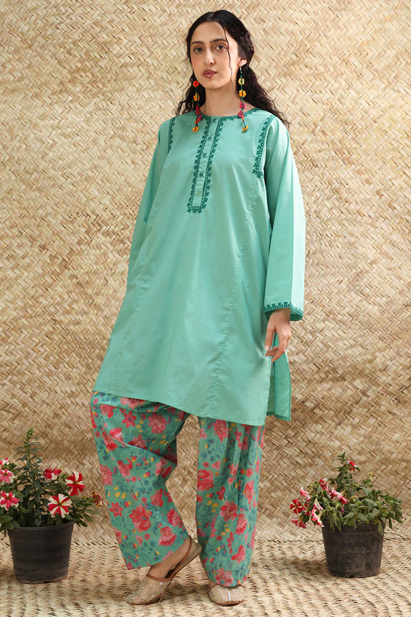 Floral Embroidered Set - Image 6