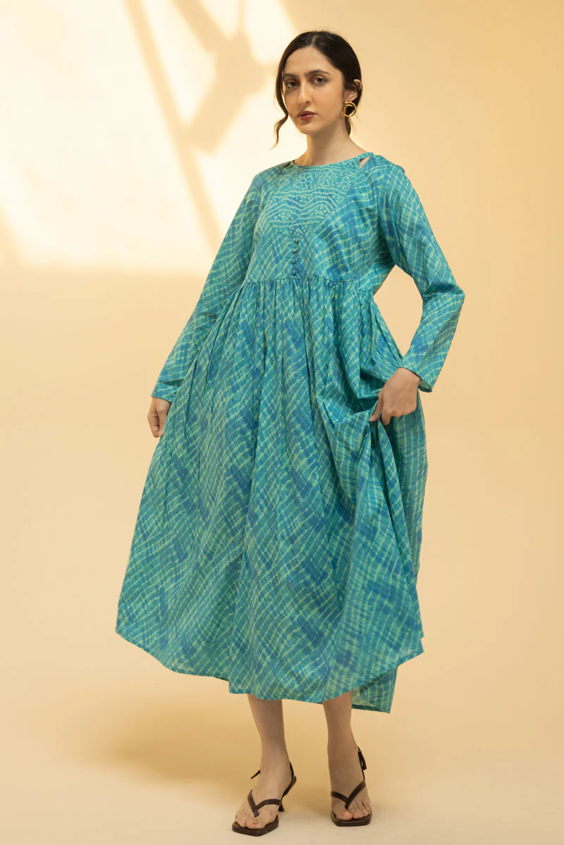 Chunari Anarkali Dress - Image 13