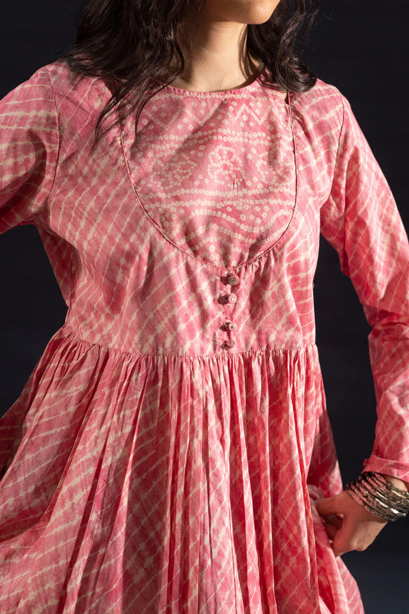 Chunari Anarkali Dress - Image 5