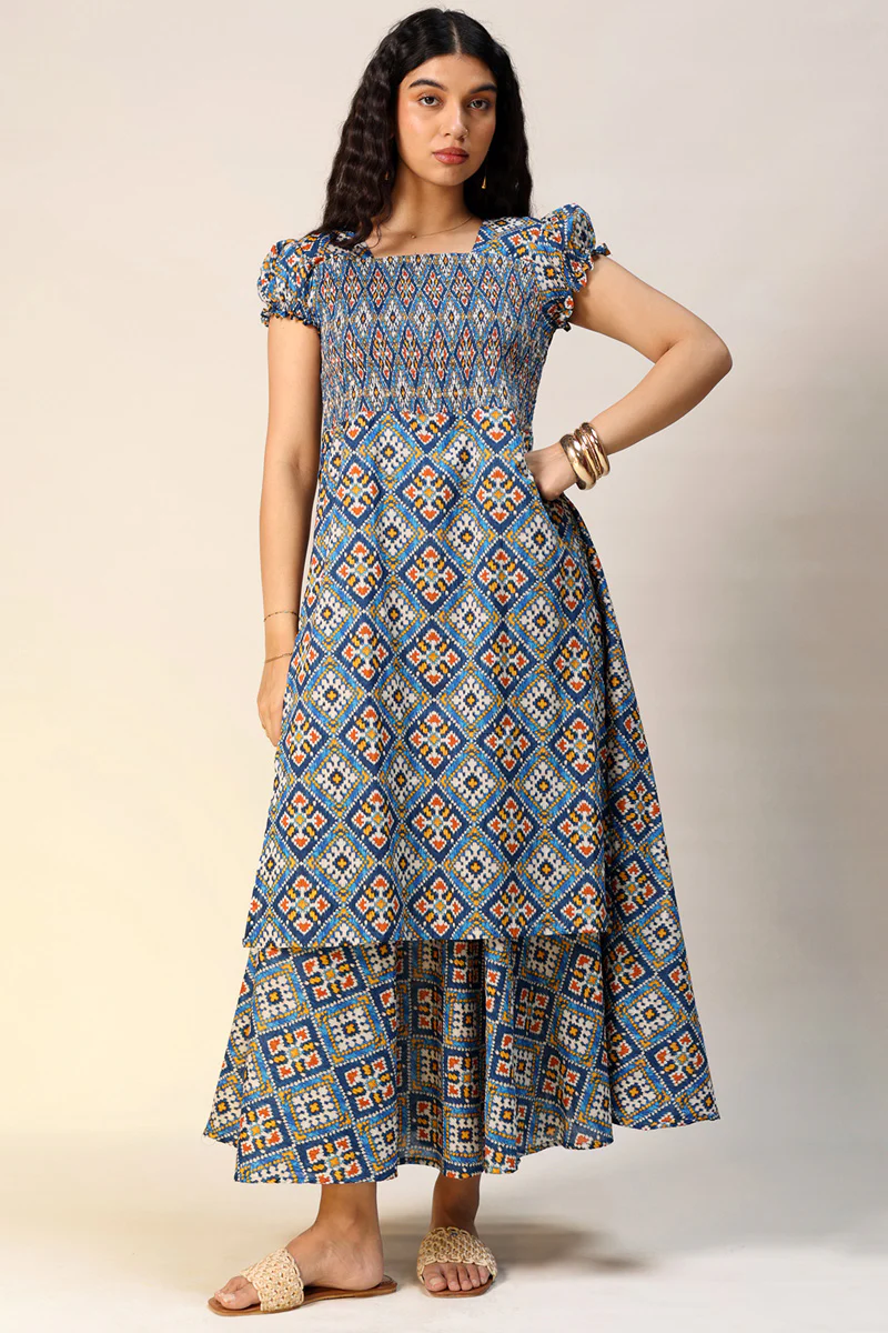 Patola Tales Smocked Dress - Image 4