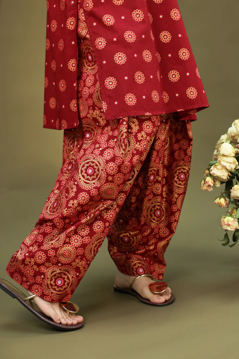 Mukaish Floral Burst Set - Image 8