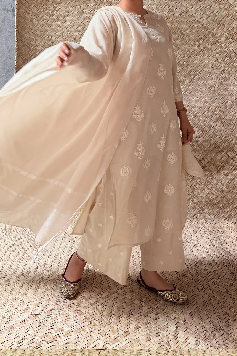 Pearl White Reverie Ensemble - Image 6