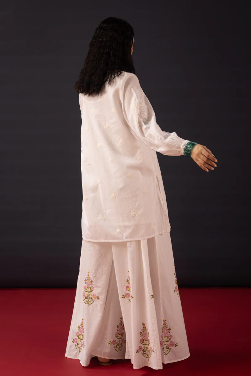 Whispering White Embroidered Set - Image 5