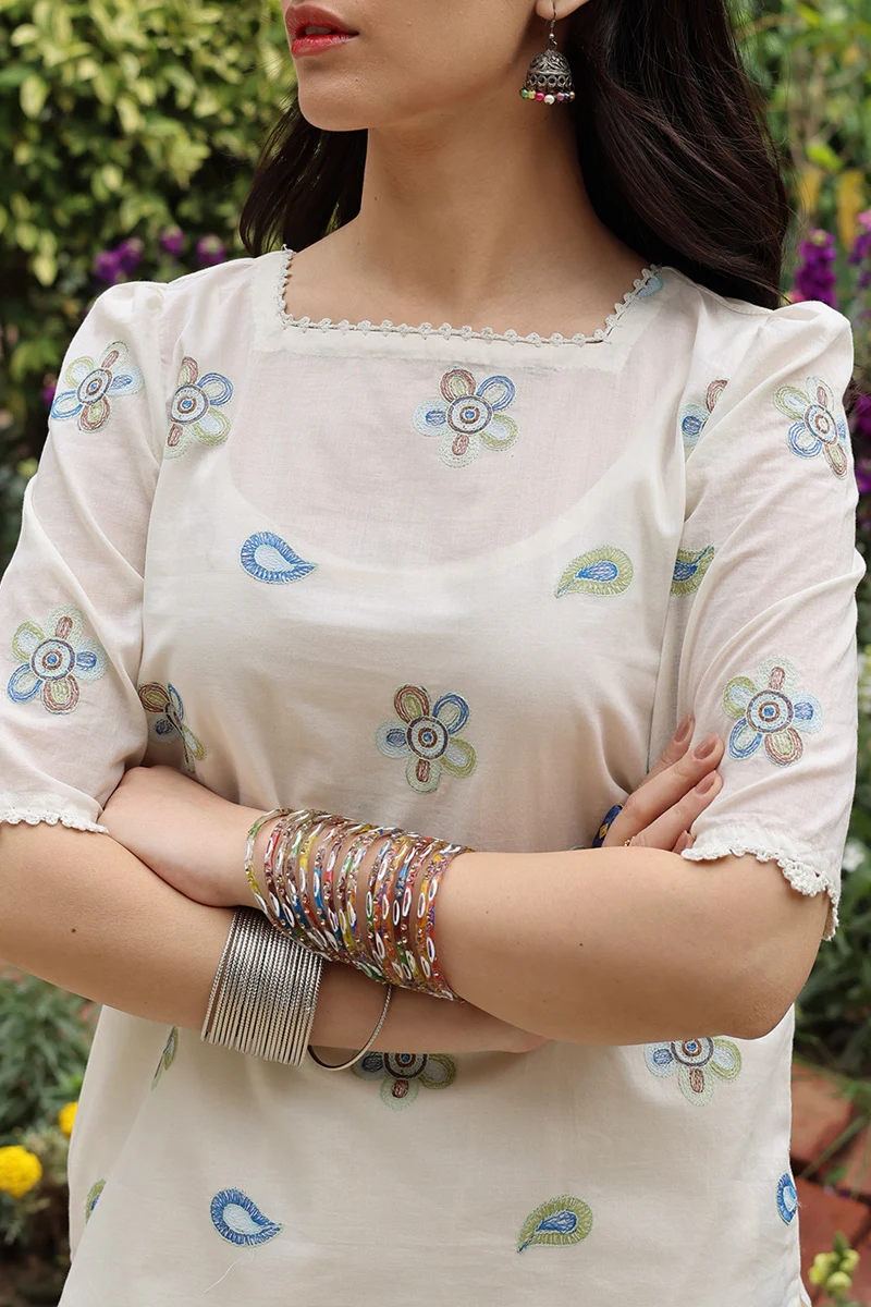 Bloomline Embroidered 3-Piece Set - Image 3
