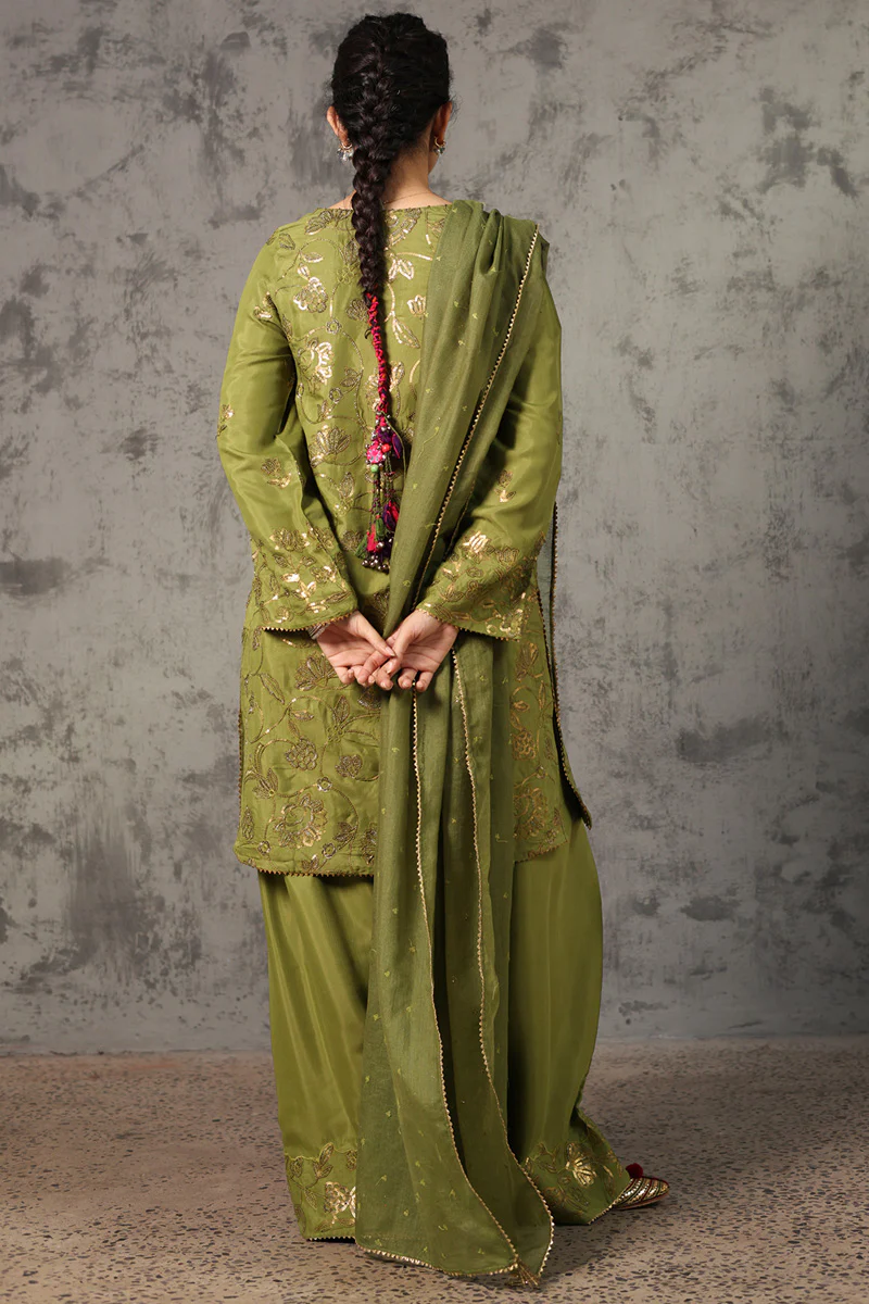 Kalamkaar Sitara Farshi Ensemble - Image 5