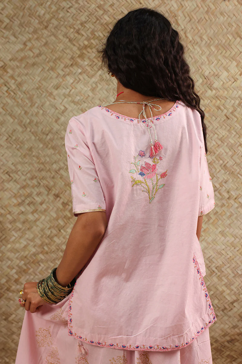 Hand-Crafted Mughal Skirt Set - Image 4
