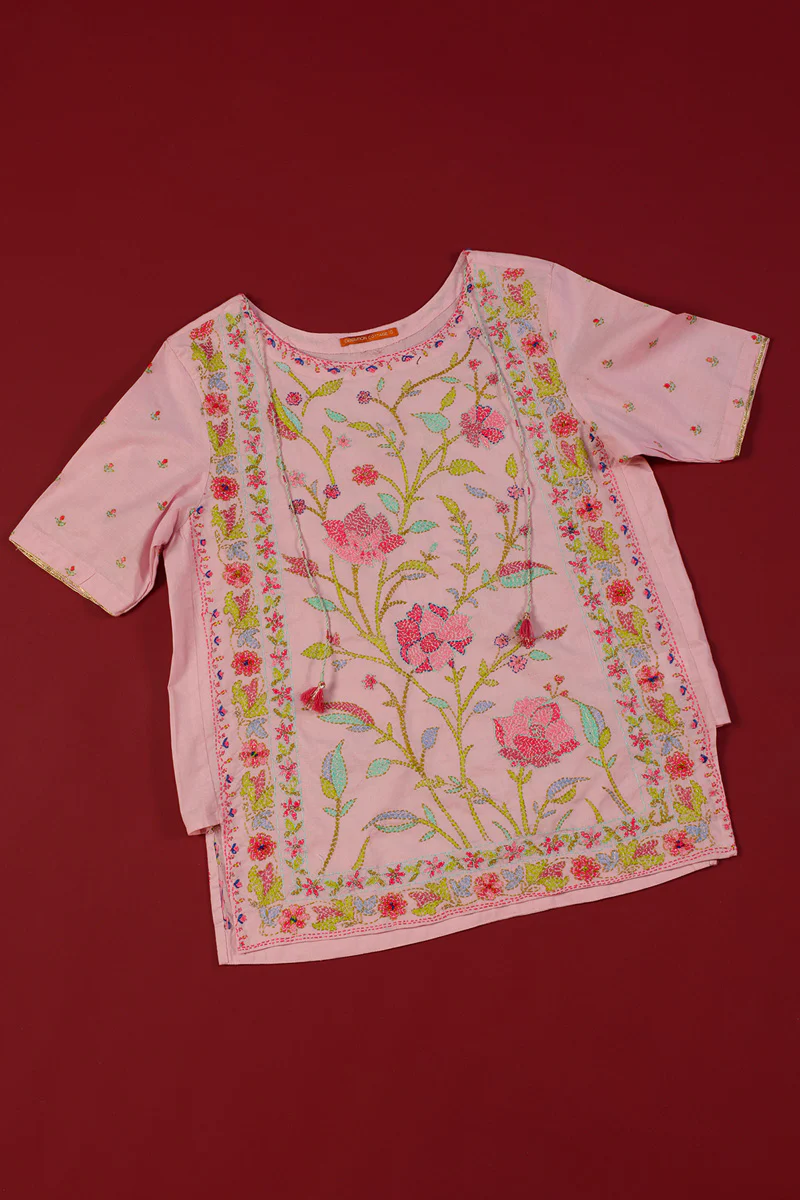 Hand-Crafted Mughal Skirt Set - Image 7