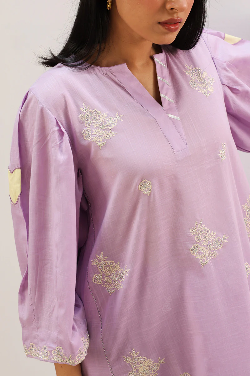 Embroidered Gota Jamni Set - Image 2