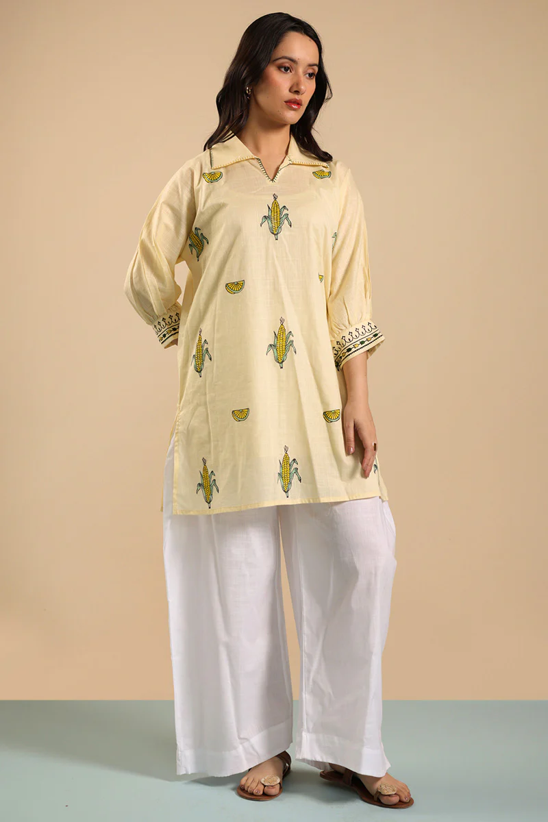 Hand-Block Printed Corn Set - Image 6