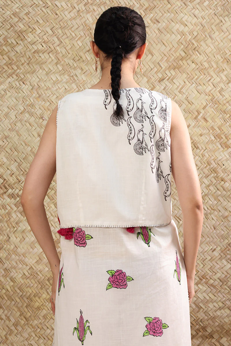 Hand-Block Printed Koti - Image 14