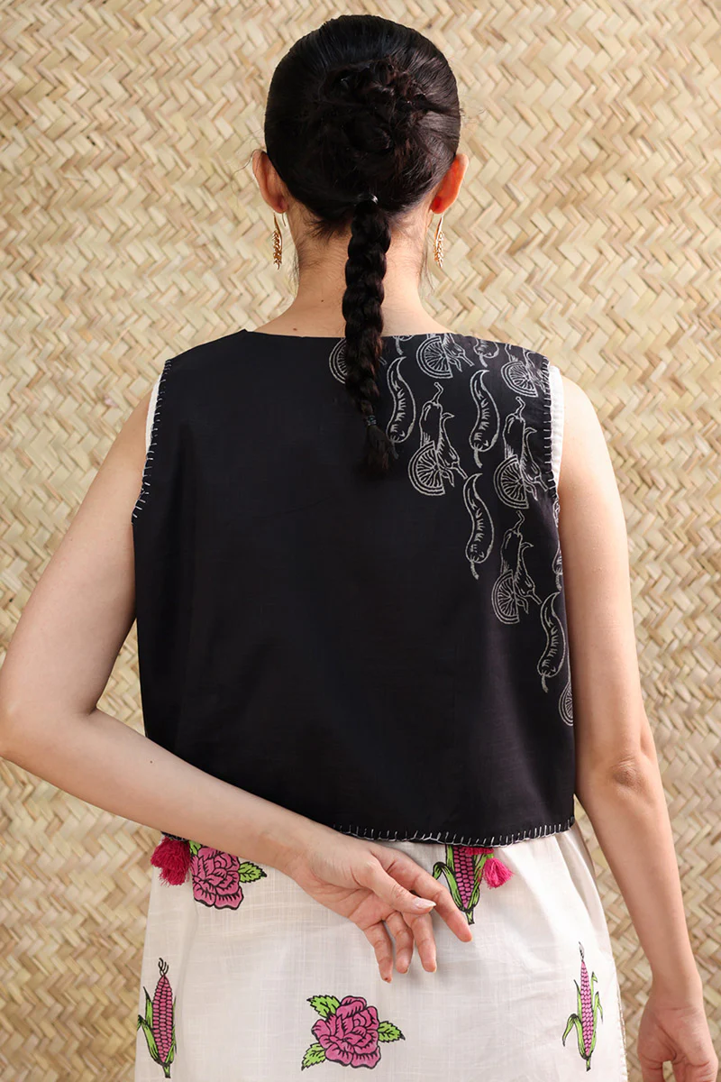 Hand-Block Printed Koti - Image 9