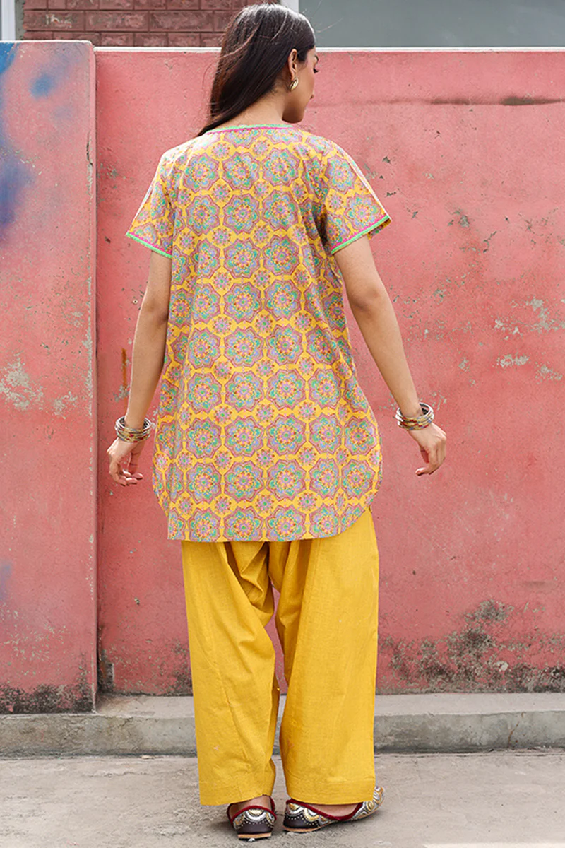 Neon Flora Shalwar Set - Image 5