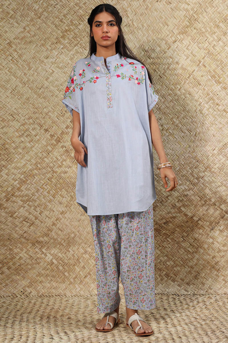 Blush Field Embroidered Set - Image 10