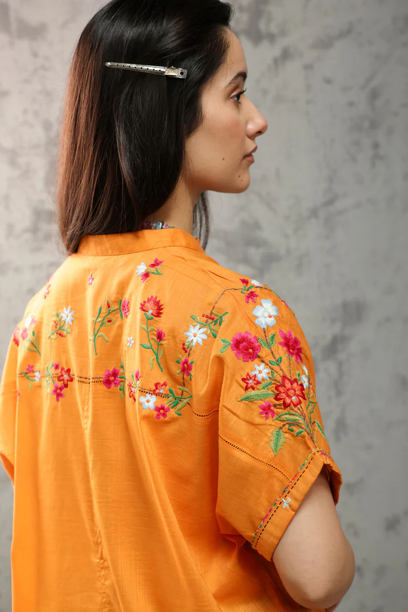 Blush Field Embroidered Set - Image 2