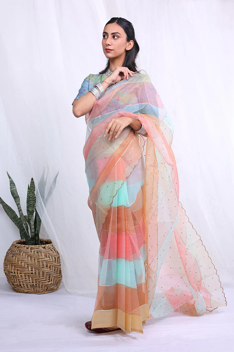 Rangeen Lumban Saree - Image 2