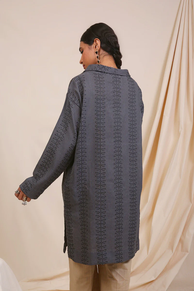 Trellis Cowl Shirt - Image 5
