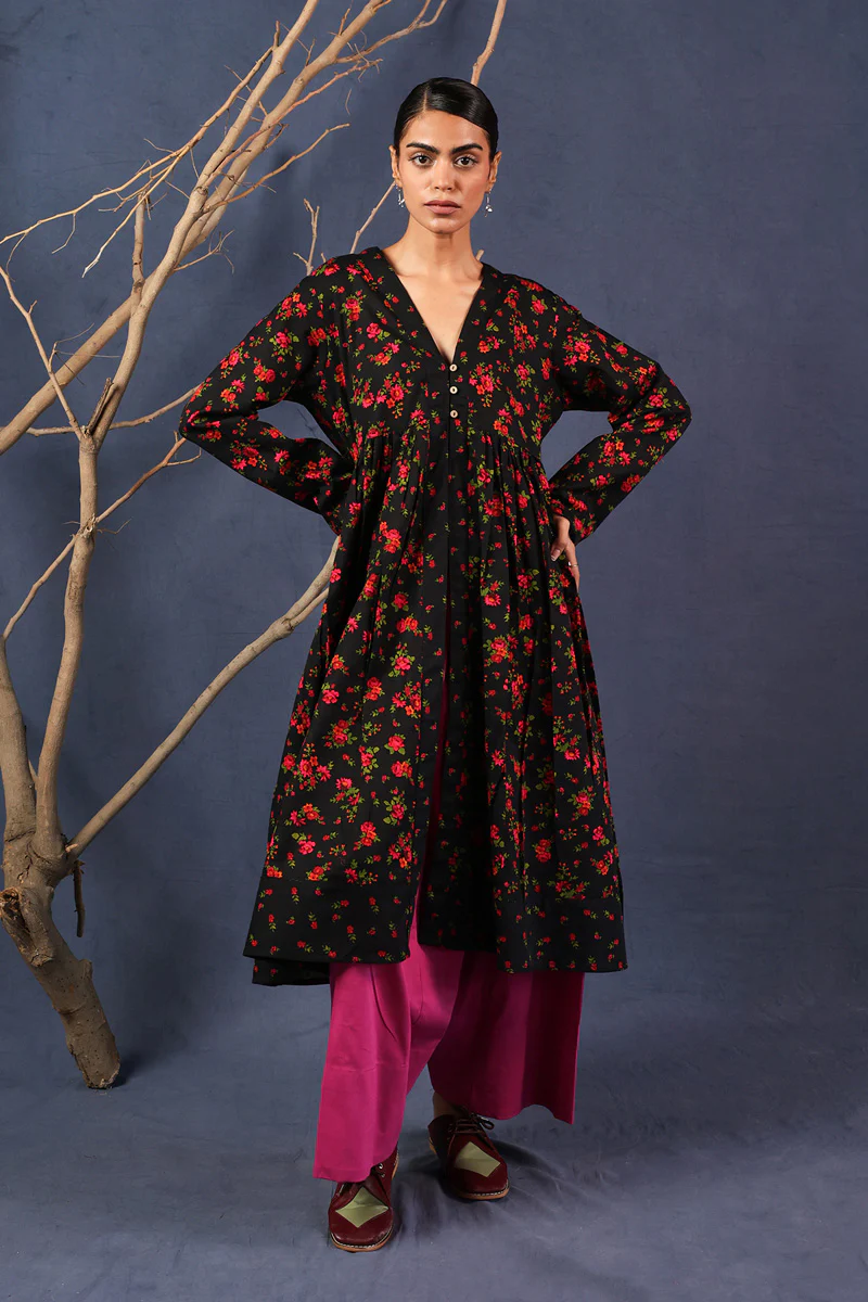 Floral Fancy Flared Shirt - Image 2