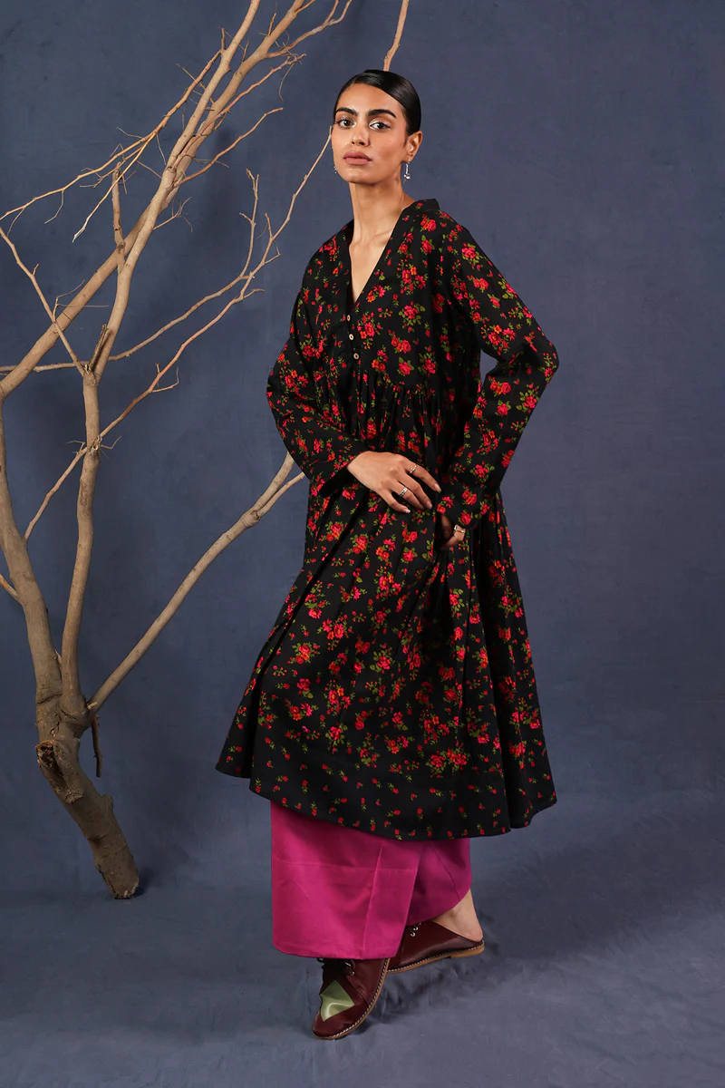 Floral Fancy Flared Shirt - Image 3