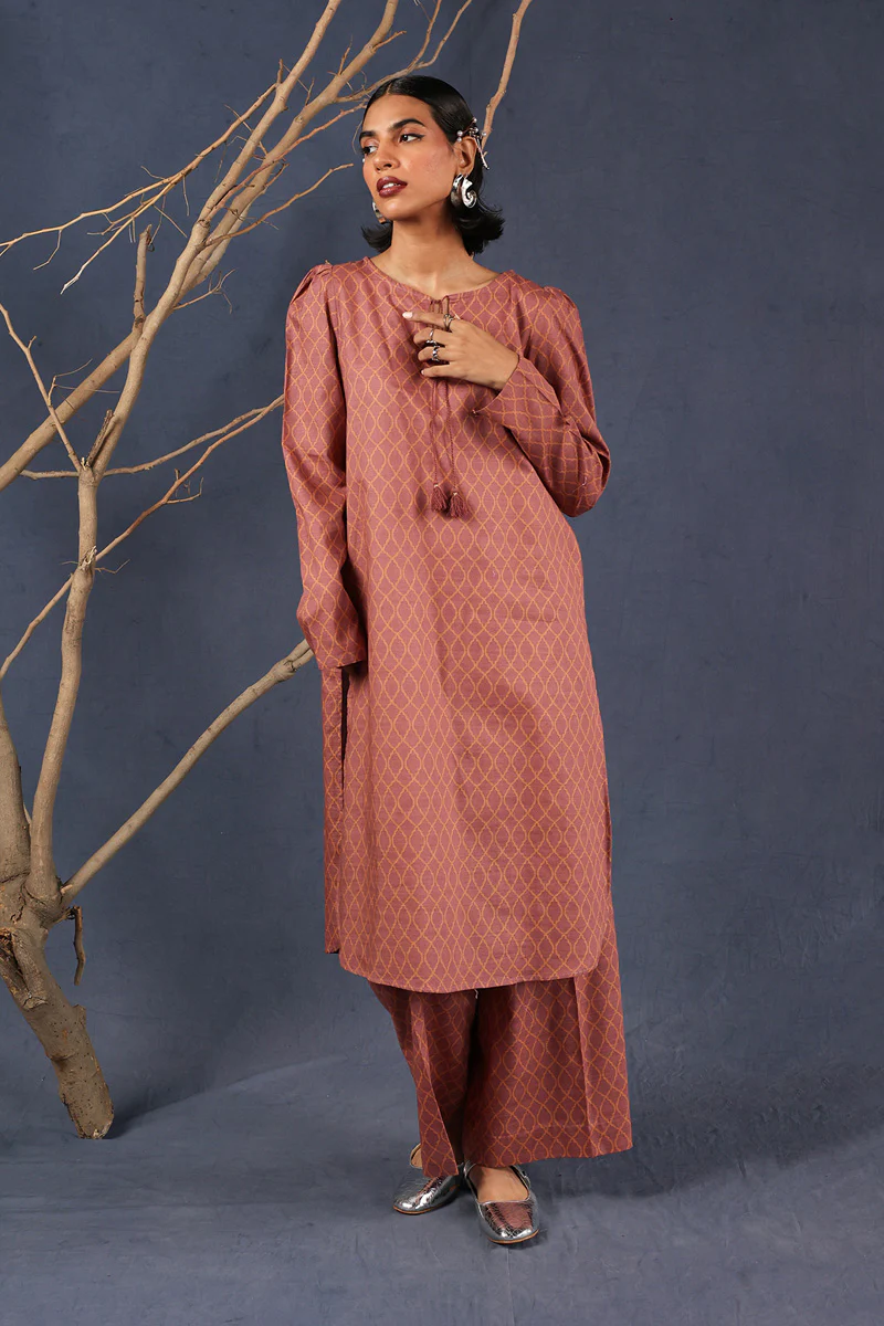 Puffed Charbagh 2 Piece - Image 11