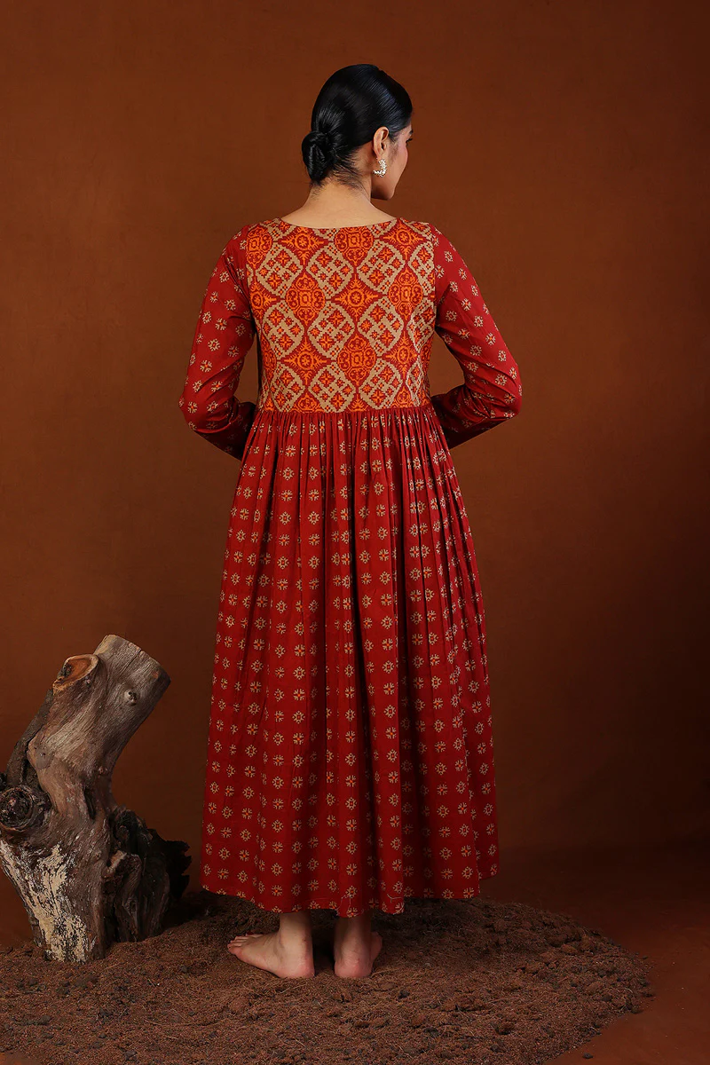 Indonesian Colour Blocked Dress - Image 11