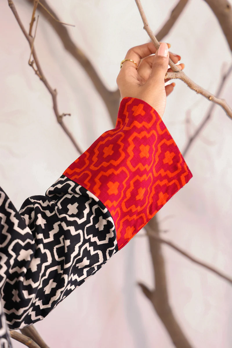 Print Blocked Zawiya 2 Piece - Image 5