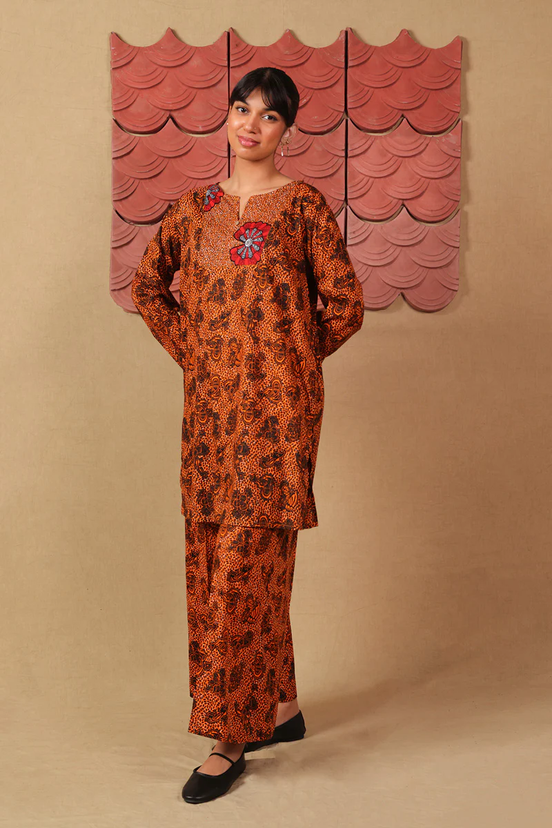 Print Blocked Safari 2 Piece - Image 10