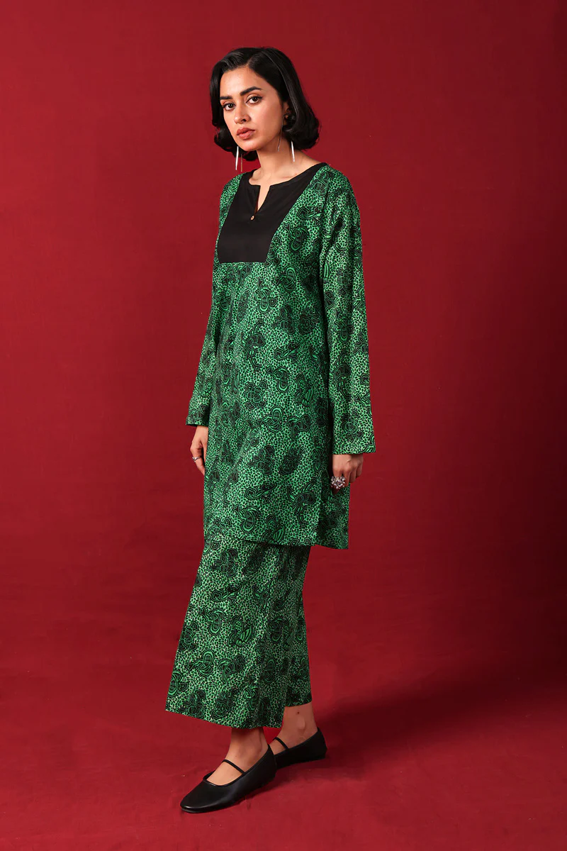 Print Blocked Safari 2 Piece - Image 7