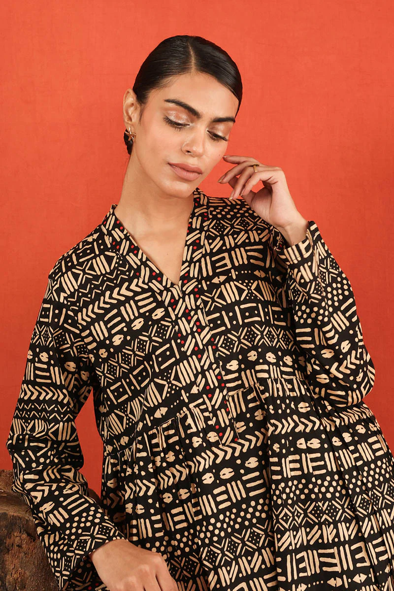 Peplum African Safari 2 Piece - Image 2