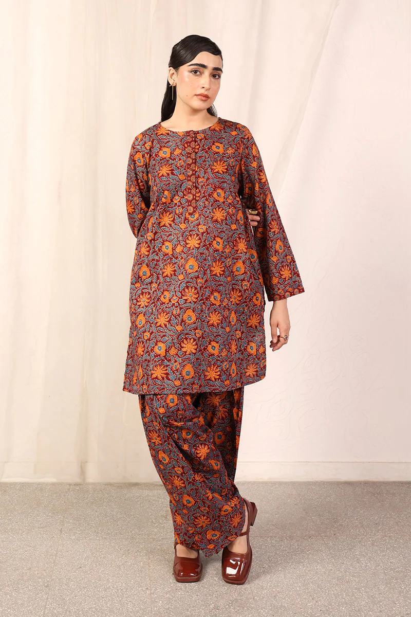 Printed Shahgul 2 Piece - Image 5