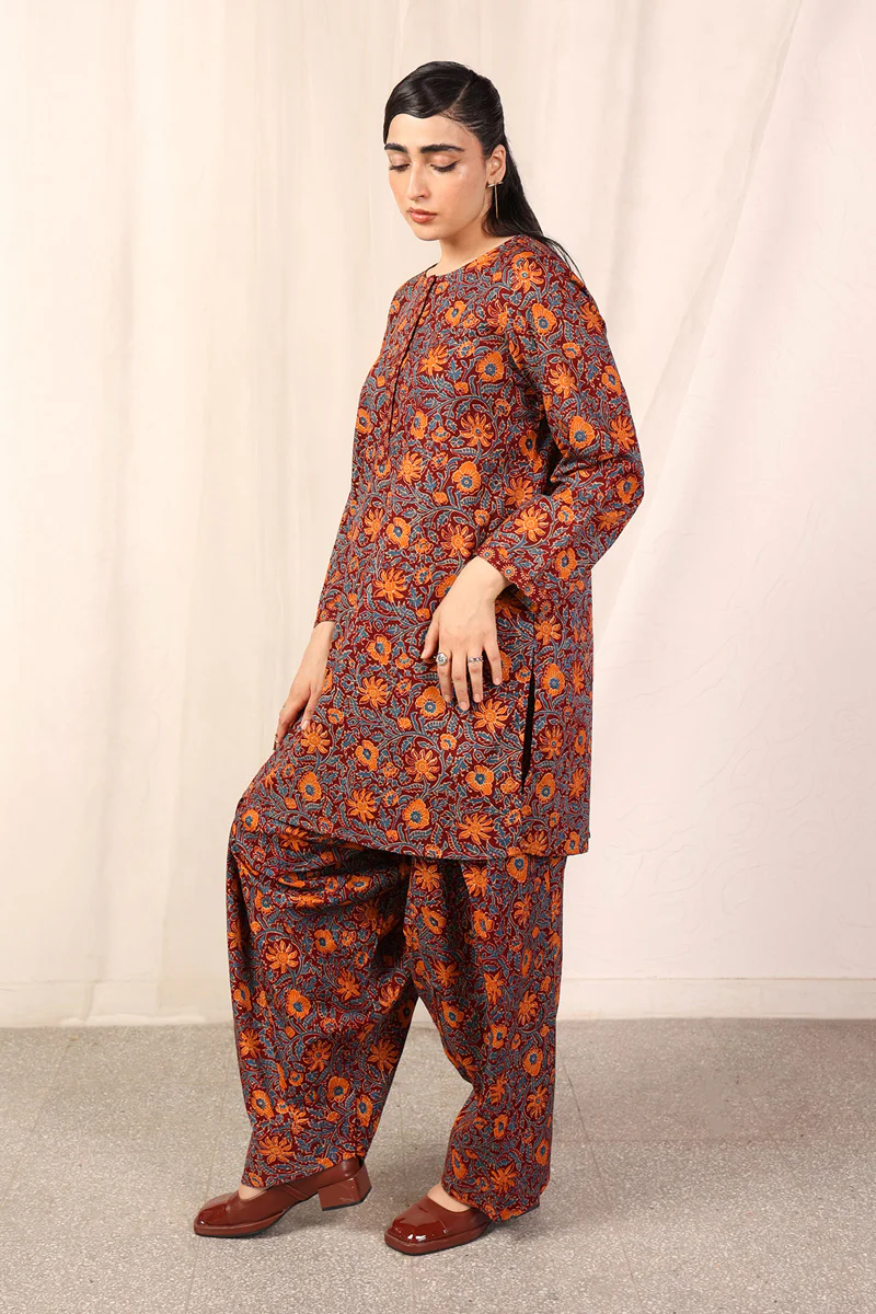 Printed Shahgul 2 Piece - Image 7