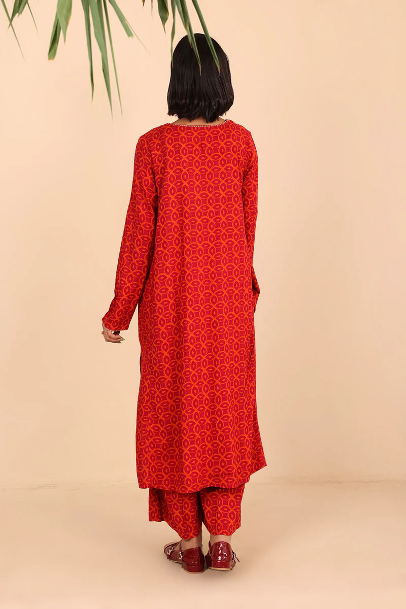 Embroidered Zawiya 2 Piece - Image 9