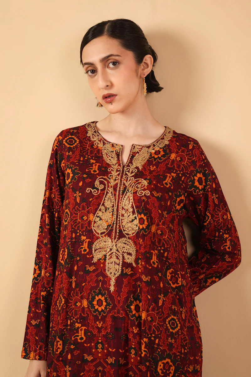 Printed Qaleen 2 Piece - Image 5