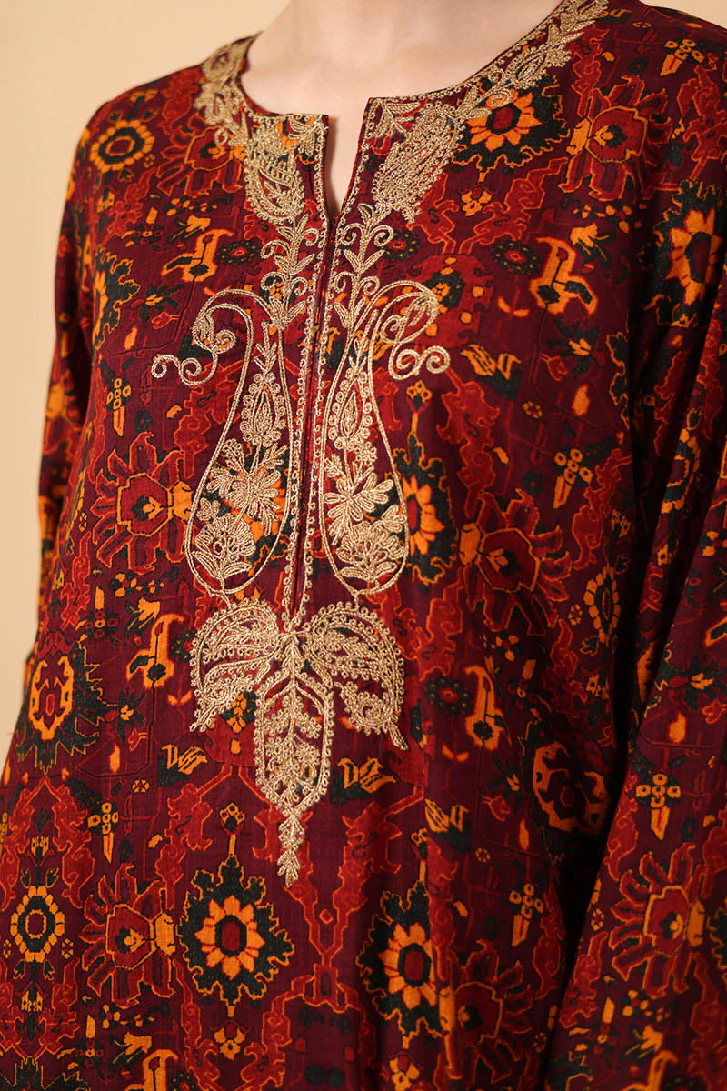 Printed Qaleen 2 Piece - Image 8