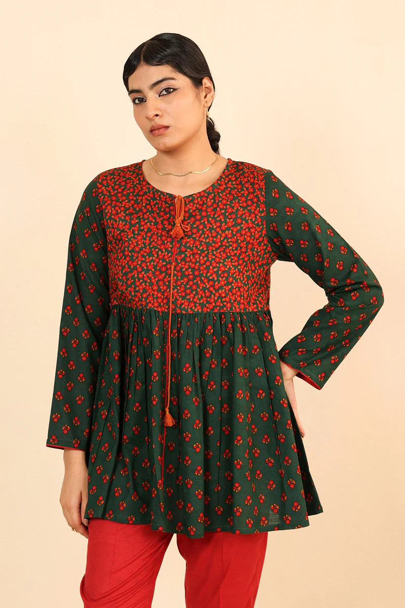 Valley Of Flowers Kurti - Image 6