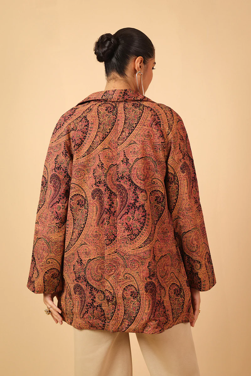 Boho Paisley Blazer - Image 5
