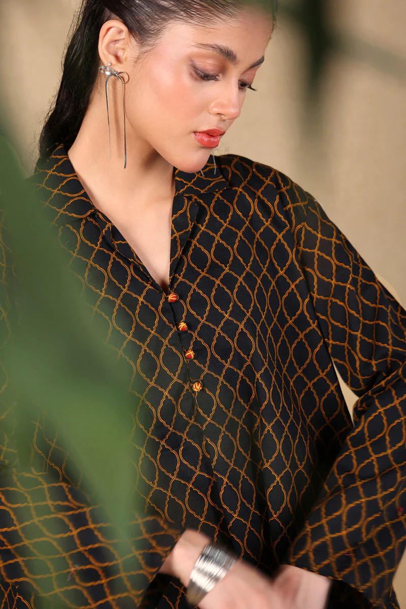 Collared Charbagh 2 Piece - Image 4