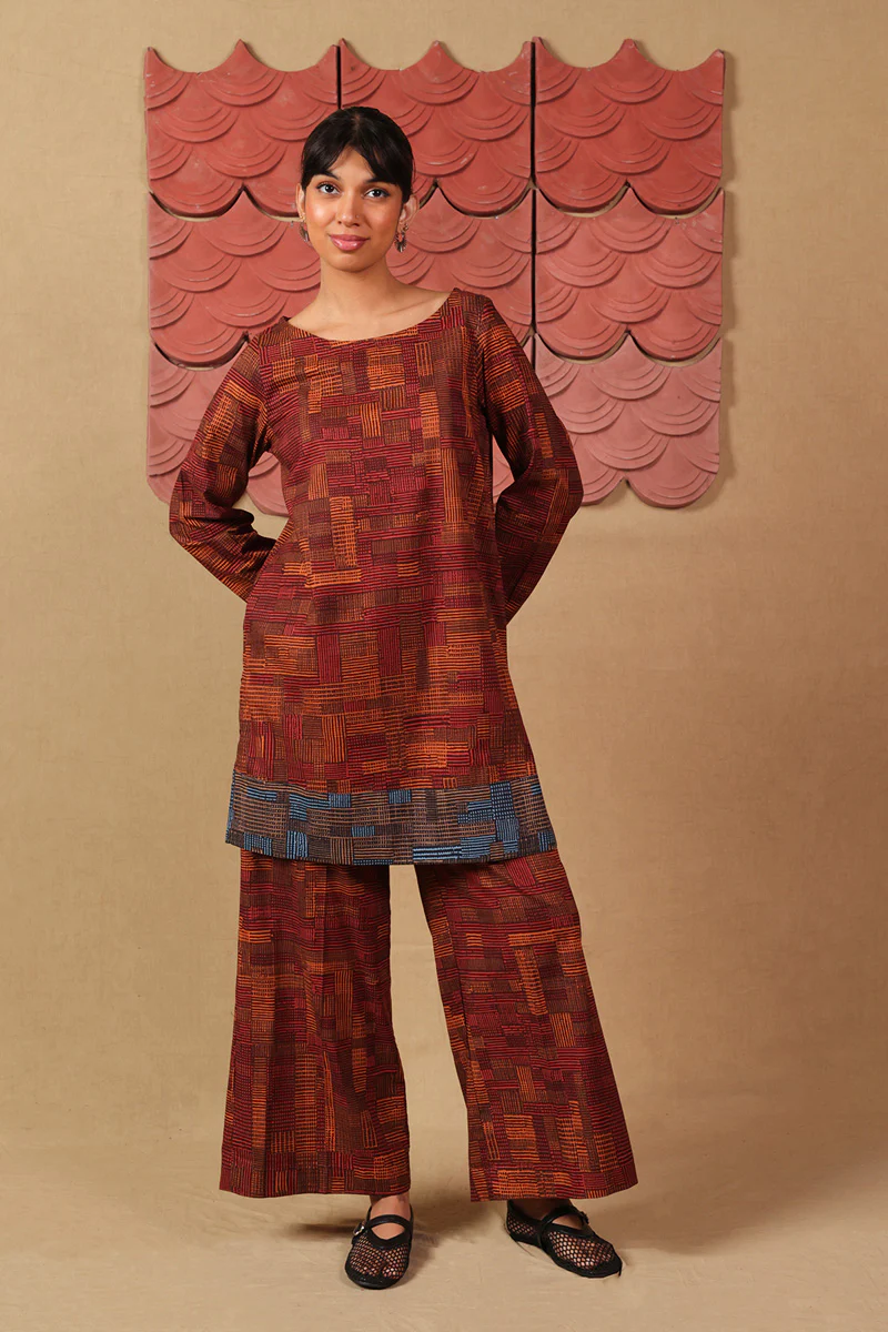 Print Blocked Woven 2 Piece - Image 7
