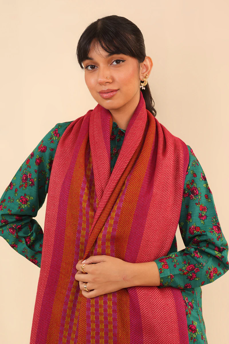 Yarn dyed Shawl - Image 8