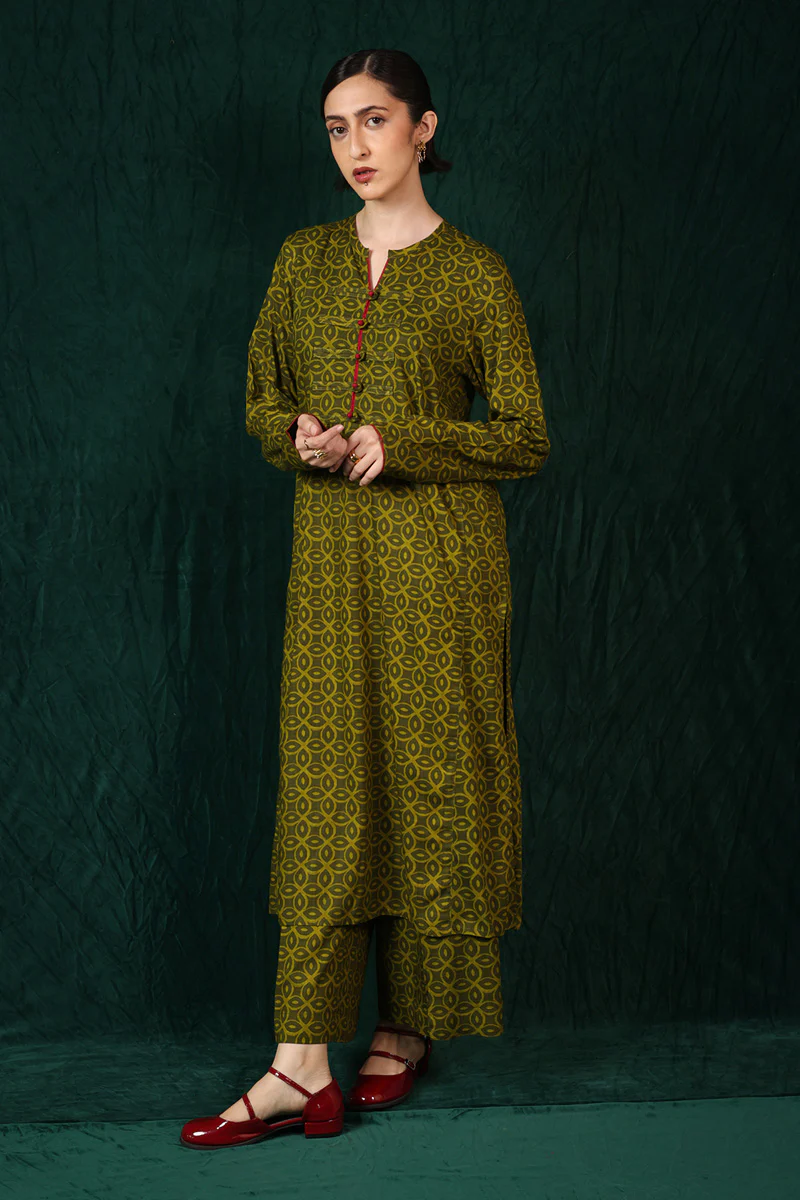 Printed Zawiya 2 Piece - Image 4