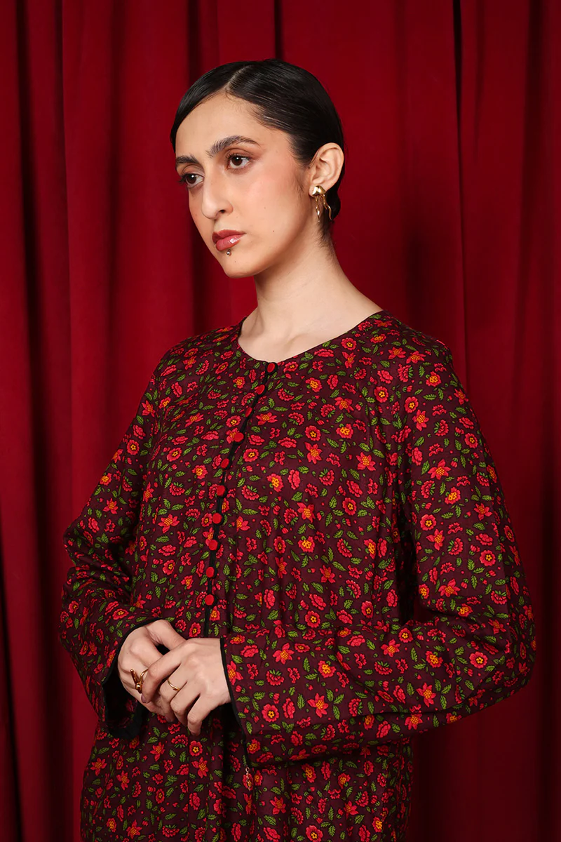 Buttoned Dutch Chintz Suit - Image 10