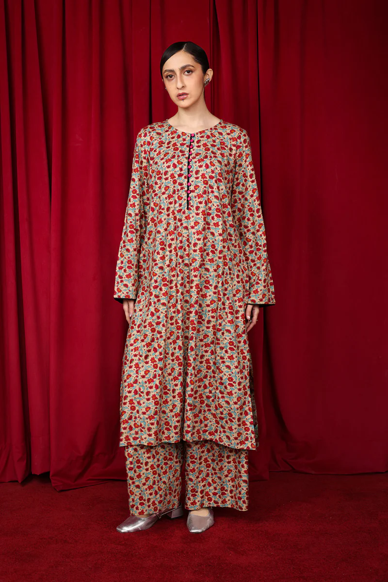Buttoned Dutch Chintz Suit - Image 2