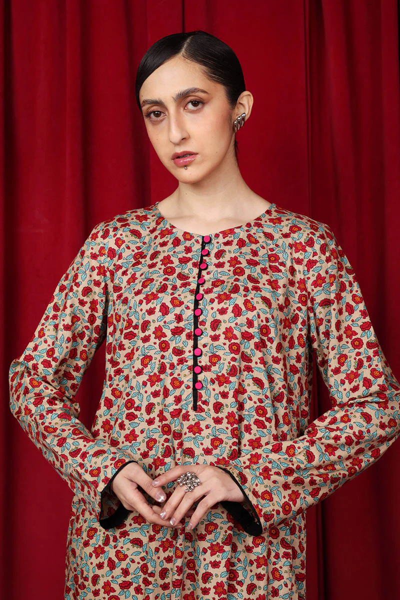 Buttoned Dutch Chintz Suit - Image 3