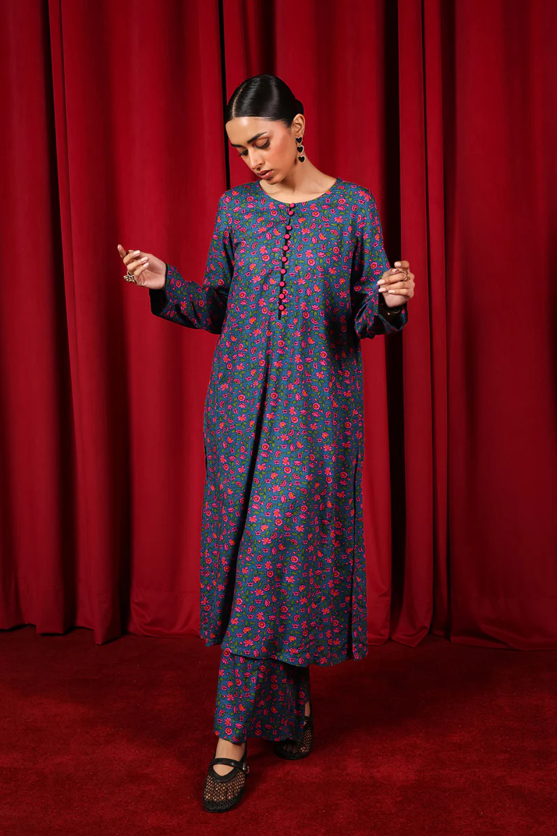 Buttoned Dutch Chintz Suit - Image 5