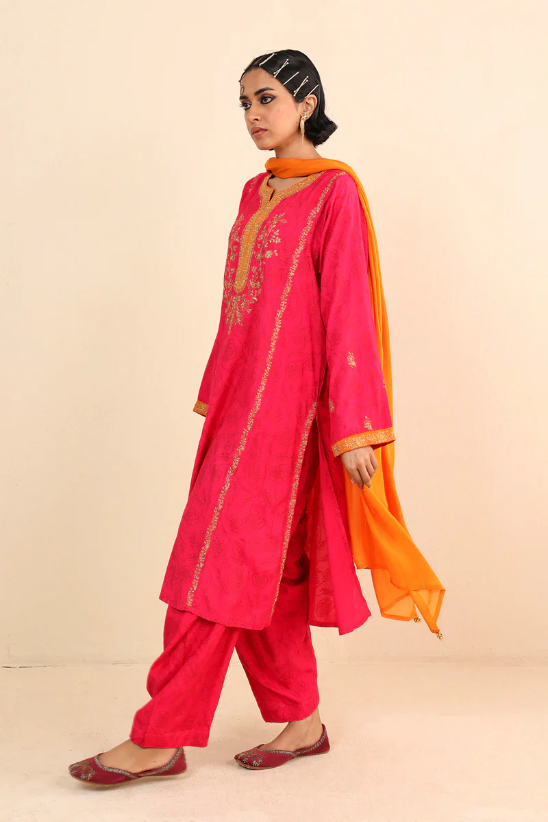 Vibrant Bahar Bano 3 Piece - Image 5