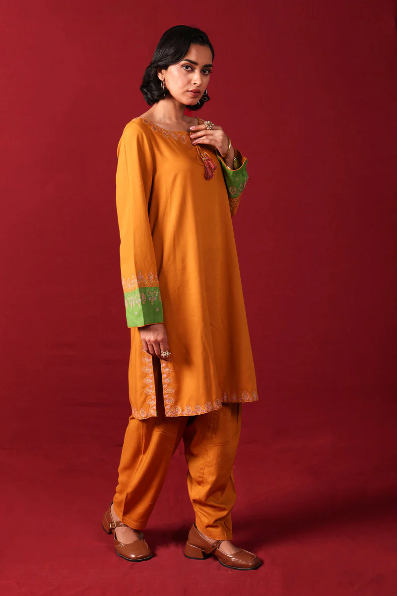 Tasseled Chaar Kali 2 Piece - Image 9