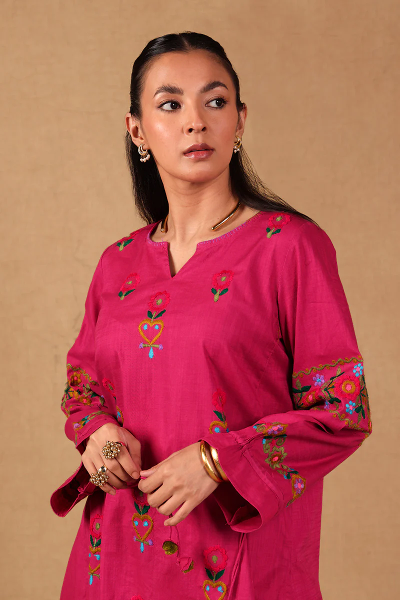 Embroidered Ghazni Folk 2 Piece - Image 2