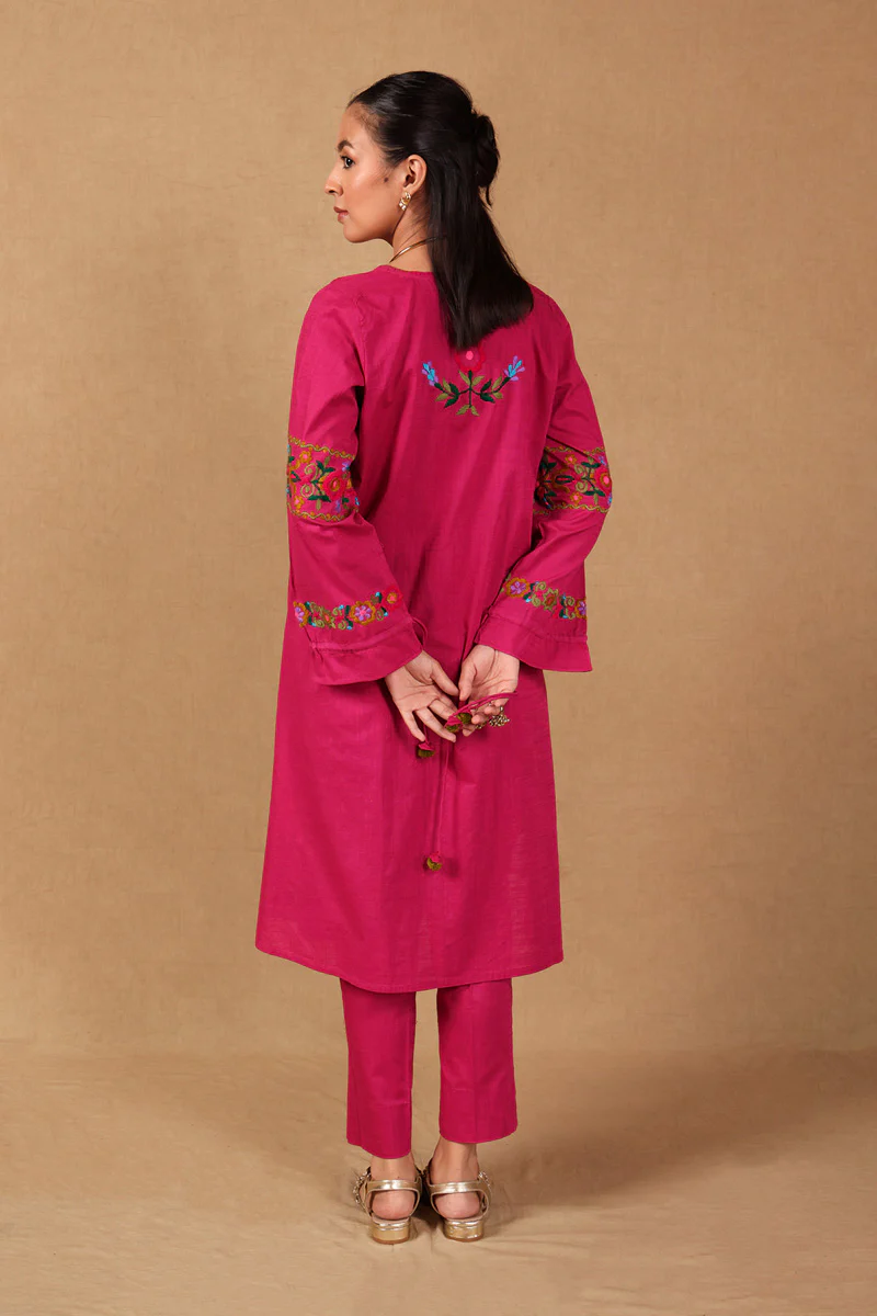 Embroidered Ghazni Folk 2 Piece - Image 5